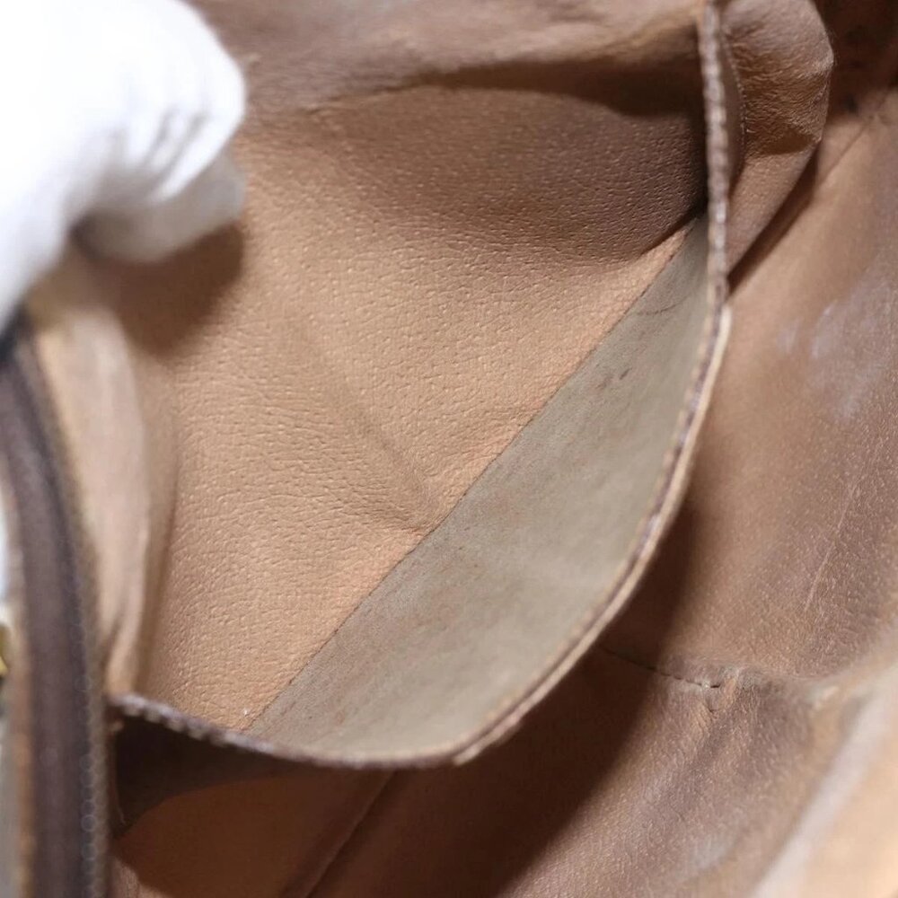 GUCCI GG Supreme Web Sherry Line Bag PVC Beige Gold 904 02 047 Auth 157639 - Picture 13 of 16